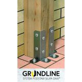 Stützenfuß Pfostenträger Pfostenanker - Feuerverzinkt - PSB GRUNDLINE - 8