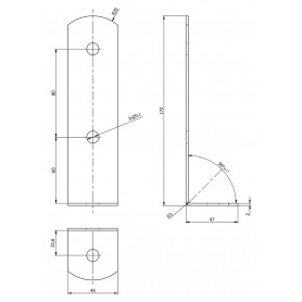 Stützenfuß Pfostenträger Pfostenanker - Feuerverzinkt - PSC GRUNDLINE - 9