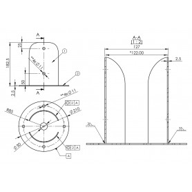 Stützenfuß Pfostenträger Pfostenanker - Feuerverzinkt - PSPOD GRUNDLINE - 12