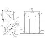 Stützenfuß Pfostenträger Pfostenanker - Feuerverzinkt - PSPOD GRUNDLINE - 12