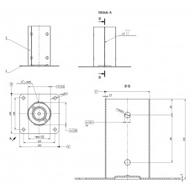 Aufschraubhülse Bodenhülse Pfostenträger – PSPO rund Feuerverzinkt GRUNDLINE - 6