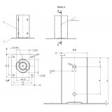 Aufschraubhülse Bodenhülse Pfostenträger – PSPO rund Feuerverzinkt GRUNDLINE - 6