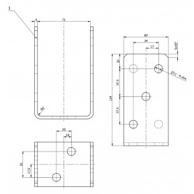 Aufschraubhülse Bodenhülse Pfostenträger Stützenfuß - PSO Feuerverzink GRUNDLINE - 11