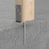 Stützenfuß Pfostenträger – breitenverstellbar – PSRU 60-200x136x4,0 GRUNDLINE - 6