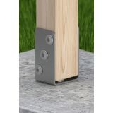 Aufschraubhülse Bodenhülse Pfostenträger Stützenfuß - PSO Feuerverzink GRUNDLINE - 17 Aufschraubhülse Bodenhülse Pfostenträger Stützenfuß - PSO Feuerverzink GRUNDLINE - 17