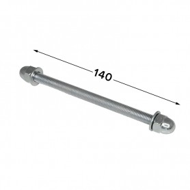 Gewindestange mit Muttern für Stützenfuß - PNP DMX - 2