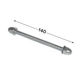 Gewindestange mit Muttern für Stützenfuß - PNP DMX - 2