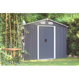 Gerätehaus Geräteschuppen Gartenhaus aus Metall - Fiori III 174x236x190 Grindi - 2