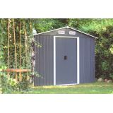 Gerätehaus Geräteschuppen Gartenhaus aus Metall - Fiori III 174x236x190 Grindi - 2