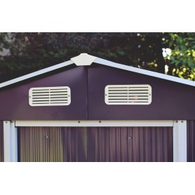 Gerätehaus Geräteschuppen Gartenhaus aus Metall - Fiori III 174x236x190 Grindi - 14