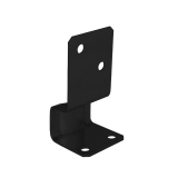 Dekorativ Stützenfuß Pfostenträger Pfostenanker - schwarz - PSK GRUNDLINE - 1