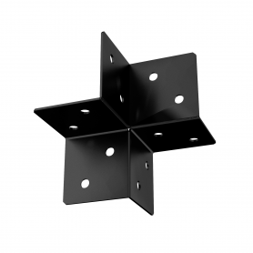 Pergola-Eckverbinder - schwarz - GPLN DMX - 1