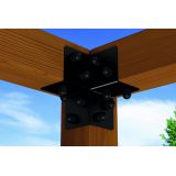Pergola-Eckverbinder - schwarz - GPLN DMX - 3 Pergola-Eckverbinder - schwarz - GPLN DMX - 3
