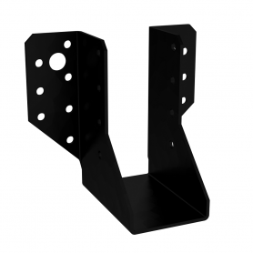 Balkenschuhe Holzverbinder Dekorativ - schwarz - WB 49 DMX - 1