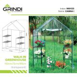 Foliengewächshaus Treibhaus Pflanzenhaus mit Regal - 143x73x195 Transparent Grindi - 13 Foliengewächshaus Treibhaus Pflanzenhaus mit Regal - 143x73x195 Transparent Grindi - 13