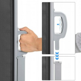 Terasse Markise Windschutz Seitenwand 180x300 - Fen, grau Grindi - 5