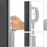 Terasse Markise Windschutz Seitenwand 180x300 - Fen, dunkelgrau Grindi - 9