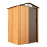 Gerätehaus Geräteschuppen Gartenhaus aus Metall - Tilia 150x130x186 Grindi - 1