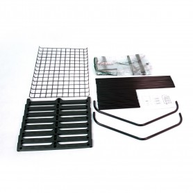 Foliengewächshaus Treibhaus Pflanzenhaus - mit 3 Gitterböden 70x50x125 Grindi - 5