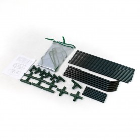 Mini Foliengewächshaus Treibhaus Pflanzenhaus - auf dem Balkon - 120x60x60 - Erica III Grindi - 9