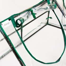 Mini Foliengewächshaus Treibhaus Pflanzenhaus - auf dem Balkon - 120x60x60 - Erica III Grindi - 7