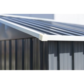 Gerätehaus Geräteschuppen Gartenhaus aus Metall - Fiori I - 110x194x184 Grindi - 4