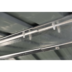 Gerätehaus Geräteschuppen Gartenhaus aus Metall - Fiori IV - 303x236x190 Grindi - 5