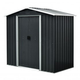 Gerätehaus Geräteschuppen Gartenhaus aus Metall - Fiori I - 110x194x184 Grindi - 1