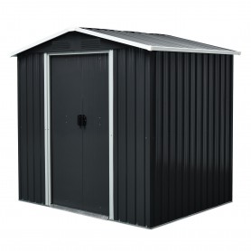 Gerätehaus Geräteschuppen Gartenhaus aus Metall - Fiori II - 131x194x184 Grindi - 1