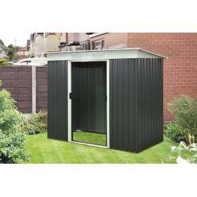 Gerätehaus Geräteschuppen Gartenhaus aus Metall - Alnus - 110x217x184 Grindi - 2