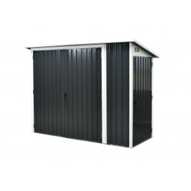 Gerätehaus Geräteschuppen Gartenhaus aus Metall - Cornus - 112x243x176 Grindi - 1