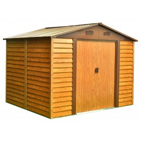 Gerätehaus Geräteschuppen Gartenhaus aus Metall - Arbor III - 238x278x215cm Grindi - 1