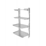 Regale für das Gartenhaus 4 Ebenen 30x30x80 - GDA 1 Grindi - 1