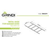 Arbor I Gartenhäuschen Bodenrahmen Grindi - 2