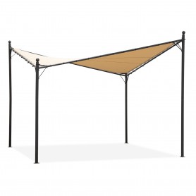 Garten Pergola Pavillon Terrassendach - Ikaria 350x350cm Grindi - 1