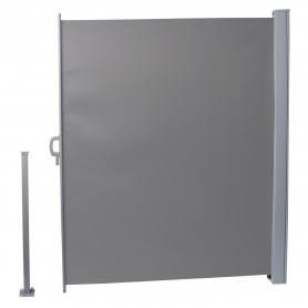 Terasse Markise Windschutz Trennwand 160x300 Grau - Mistral Grindi - 1