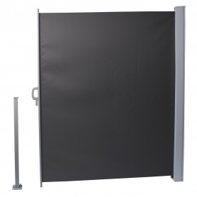 Terasse Markise Windschutz Seitenwand 180x300 - Fen, dunkelgrau Grindi - 1