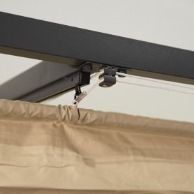 Garten Pergola Pavillon Terrassendach Wandpergola Siros 3x4m Grindi - 4