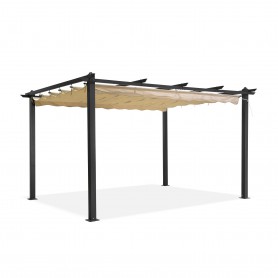 Garten Pergola Pavillon Terrassendach - Milos II 3x4m Grindi - 1