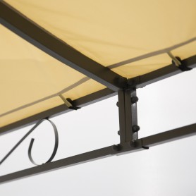 Garten Pergola Pavillon Terrassendach - Andros 2,5x3m Grindi - 4