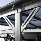 Carport Überdachung Abstellplatz Pavillon ALU 505x300x220 grau - Tilos I Grindi - 4