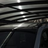 Carport Überdachung Abstellplatz Pavillon ALU 505x300x220 grau - Tilos I Grindi - 8