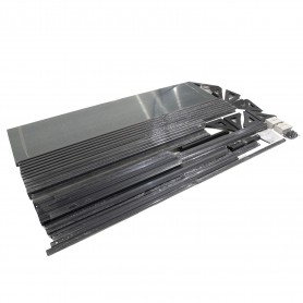 Carport Überdachung Abstellplatz Pavillon ALU 503x305x232 grau - Tilos II Grindi - 15