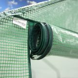 Foliengewächshaus Treibhaus Pflanzenhaus mit Regal - 200x200x220 - grün Grindi - 6