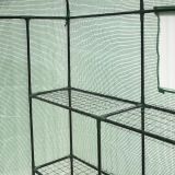 Foliengewächshaus Treibhaus Pflanzenhaus mit Regal - 200x200x220 - grün Grindi - 5