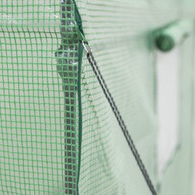 Foliengewächshaus Treibhaus Pflanzenhaus mit Regal - 200x200x220 - grün Grindi - 7