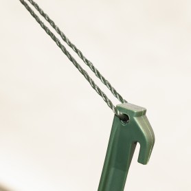 Foliengewächshaus Treibhaus Pflanzenhaus mit Regal - 200x200x220 - grün Grindi - 8