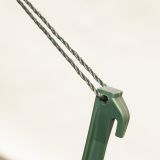 Foliengewächshaus Treibhaus Pflanzenhaus mit Regal - 200x200x220 - grün Grindi - 8