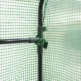 Foliengewächshaus Treibhaus Pflanzenhaus mit Regal - 200x200x220 - grün Grindi - 10