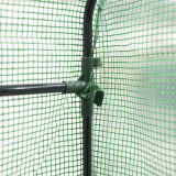 Foliengewächshaus Treibhaus Pflanzenhaus mit Regal - 200x200x220 - grün Grindi - 10